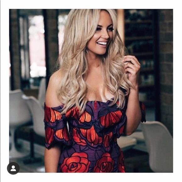 Alice McCall Ms Rose Embroidered Floral Mini Dress Size 6 - Picture 3 of 16